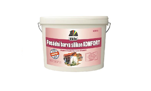 Barva fasádní KOMFORT silikon 10l - bílá (16kg)