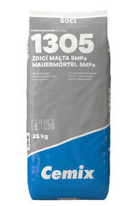 Malta zdící 5  25kg  CEMIX (5MPa)